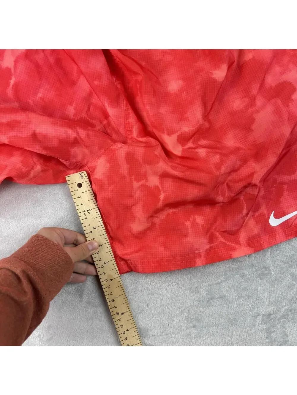 Nike Cloud Dye Packable 7'' Volley Shorts Mens XL Bright Crimson Unlined Summer